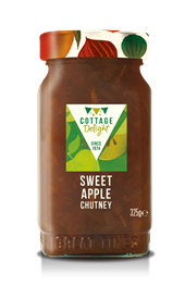 Sød Æble Chutney fra Cottage Delight 310 g